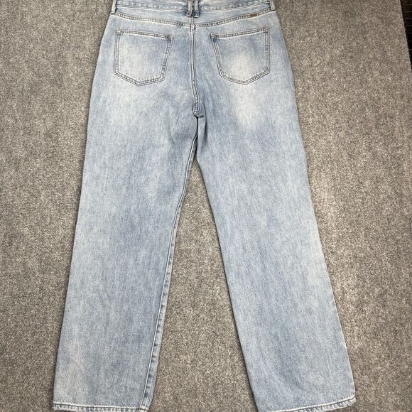 KanCan Jeans Size 15/31 Wanda Ultra High Rise 90s Straight Leg Distressed Cotton - Picture 3 of 10